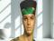 Green Gold African Kufi Hat