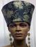 African Crown: Green Lame' Gold Crown