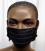 African Black Flex Leather Face  Mask 