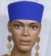 African Hat- Royal Blue Hat for Women