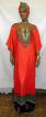 African Caftan Dress- Ethnic Caftan with Headwrap