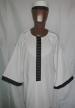 African Shirt-Black and Gray Panel Dashiki Shirt (Sm - 6XLarge)