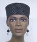African Hats-  Black & White Kufi Hat