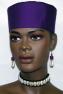 African Hats- Elegant Purple Hat for Women