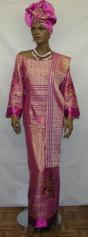 Africa Dress- Lavender and Gold Dress
