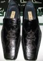  Black Leather  Church Shoes