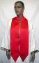 Graduation Stole: Red Satin  Stole
