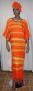 African Caftan Dress- Ethnic  Caftan or Kaftan w/Headwrap