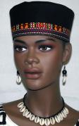 African Hats- Elegant kente Trim Hat for Women
