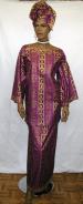 African Dress- Dashiki Print Dress w/Skirt (Complete) 