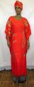 African Caftan Dress- Ethnic Caftan with Headwrap