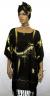 African Caftan Dress- Elegant Short Caftan w/Headwrap