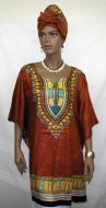   Elegant Short Caftan w/Headwrap