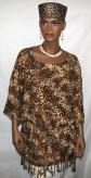 African Caftan Dress- Elegant Short Caftan 